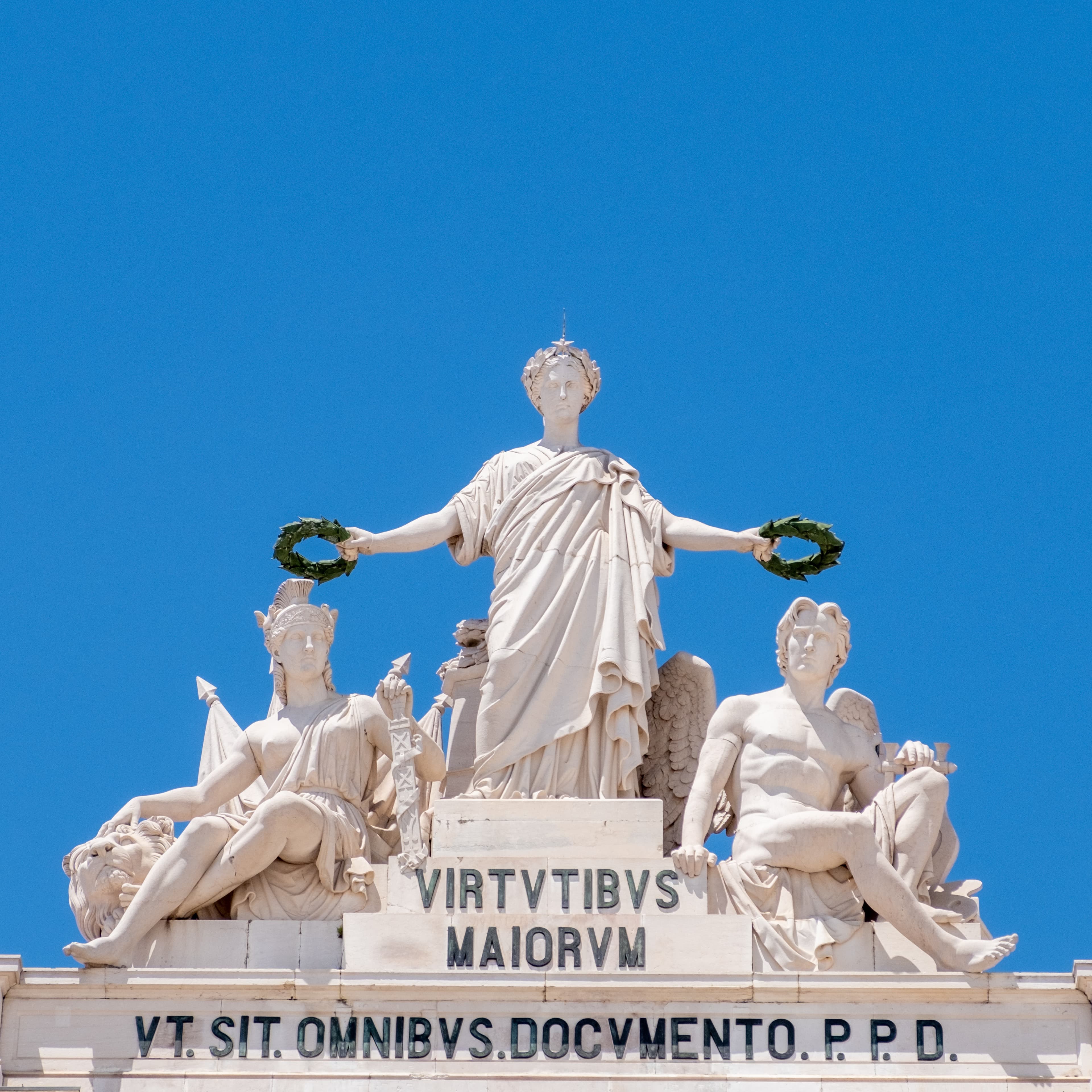 55mm · f/4 · 1/2000s · ISO 200
FUJIFILM X-T5 · XF18-55mmF2.8-4 R LM OIS · May 10, 2024
Marble statues atop the Rua Augusta Arch in Lisbon, Portugal.
Lisbon, Portugal
© Brandon Cook
